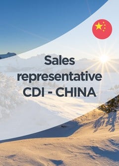 Sales representative CDI - China