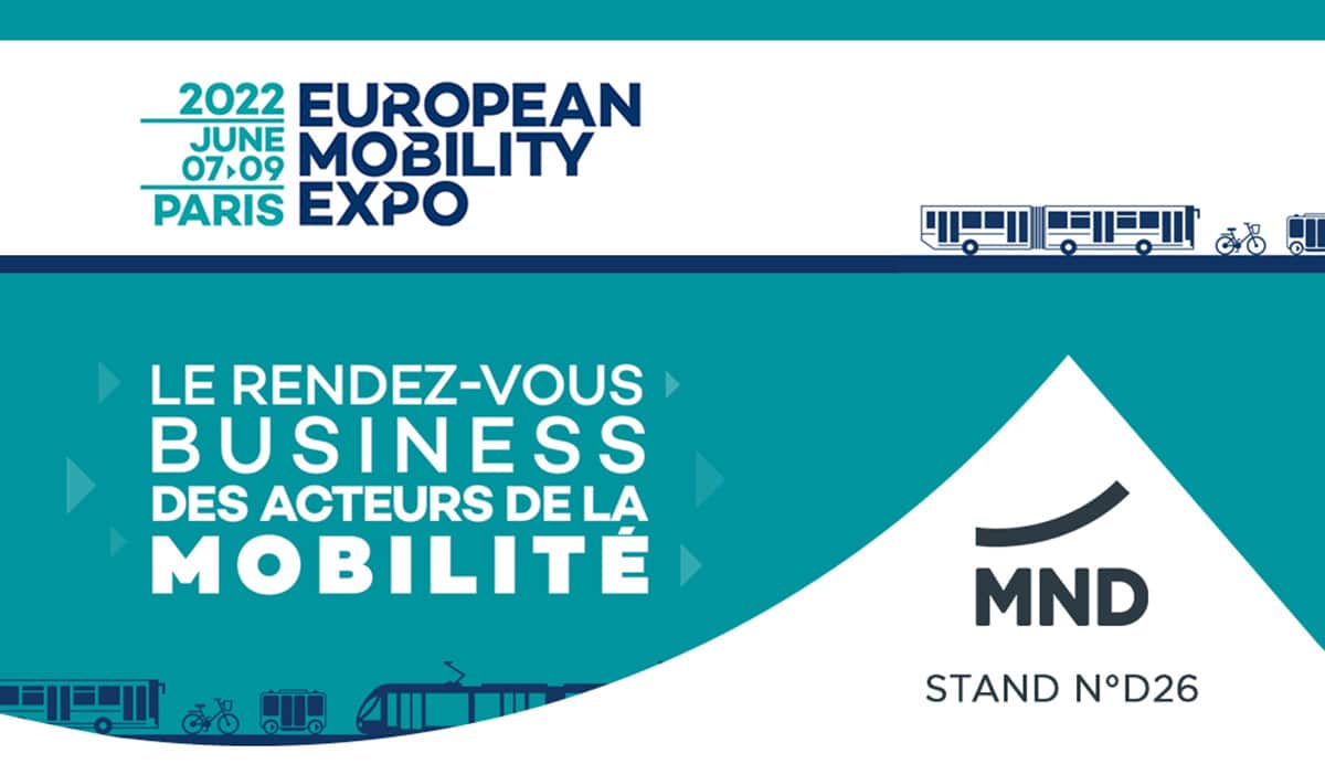Meet us at European Mobility Expo Paris 2022