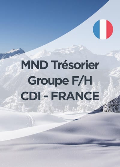MND trésorier groupe F/H CDI - France