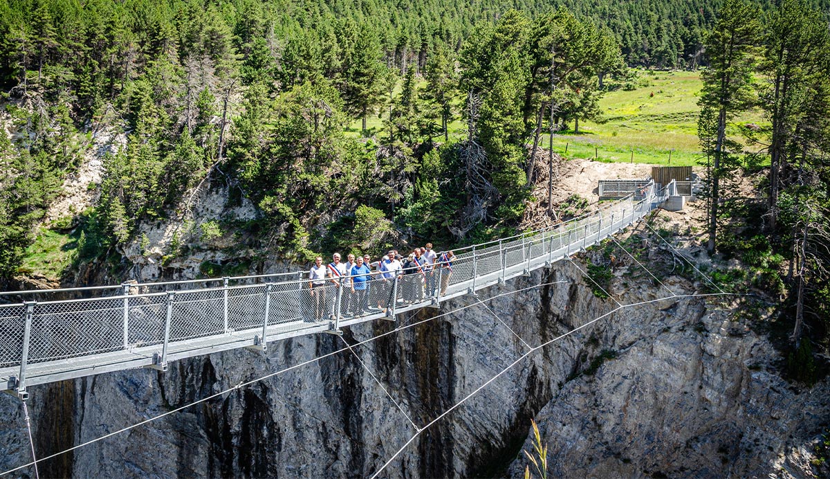 Opening of a new 4-season footbridge in Haute Maurienne