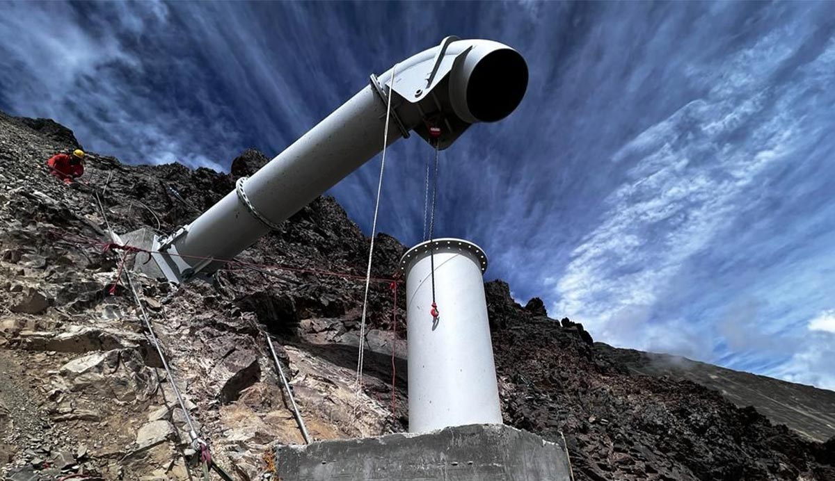 Gazex en Chile: Una protección esencial para los mineros en alta altitud.
