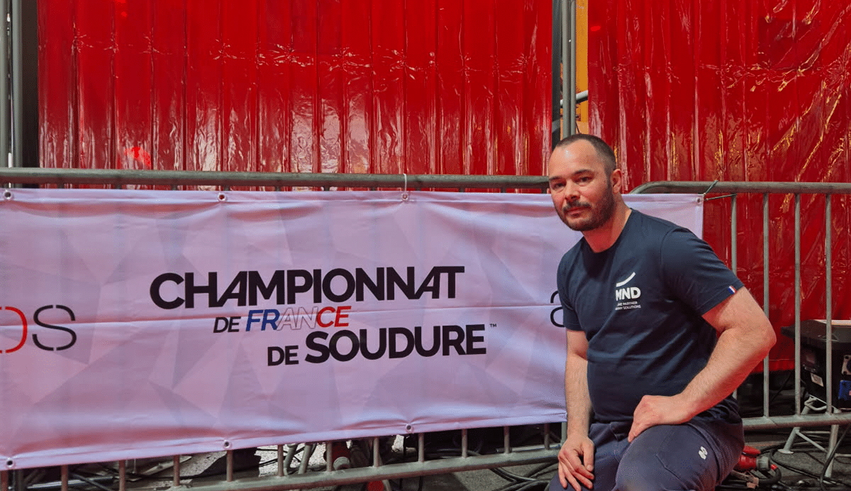 Des ateliers à la finale nationale: le parcours inspirant de Mathieu, soudeur chez MND